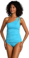 La Blanca Island Goddess One Shoulder Tankini Top