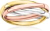 Ross-Simons Italian Tri-Colored Rolling Ring