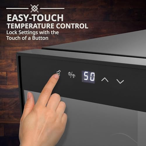 Ivation 18 Bottle Compressor Wine Cooler with Lock - Image 4