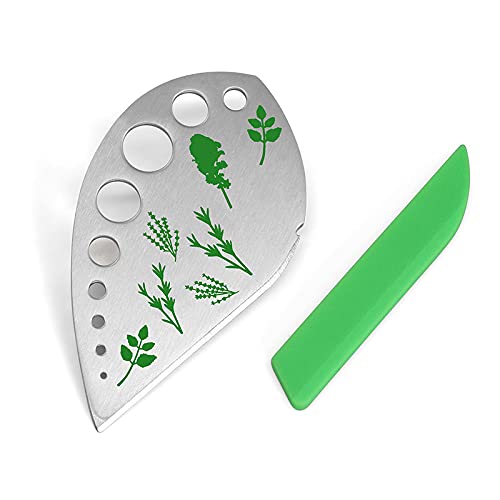 Jiaedge 9-Hole Stainless Steel Herb Stripper - Image 5