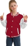Icibgds Kids Varsity Baseball Jacket Coat