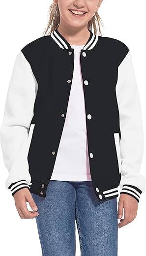 Mowbeat Kid's Varsity Style Baseball Jacket