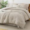 Litanika King Chevron Tufted 7-Piece Bedding Set