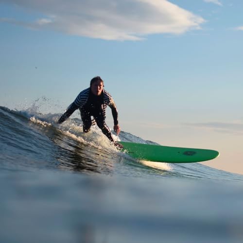KONA SURF CO. Beginner Soft Top Surfboard with Fins - Image 2
