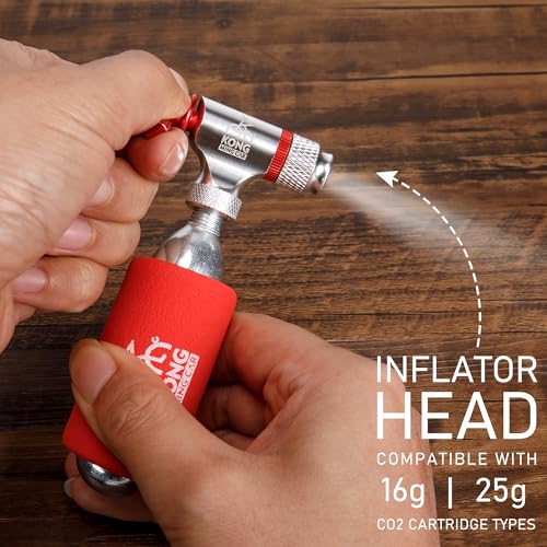 KONG MING CAR CO2 Inflator Kits with Cartridges for Bike Tires - Image 3