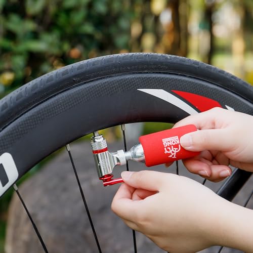 KONG MING CAR CO2 Inflator Kits with Cartridges for Bike Tires - Image 2