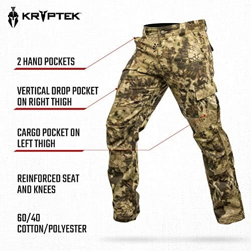 Kryptek Men’s Stealthy Camo Hunting Pant - Image 3