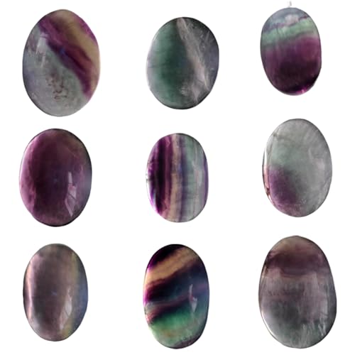 Rainbow Fluorite Palm Stone - Image 3