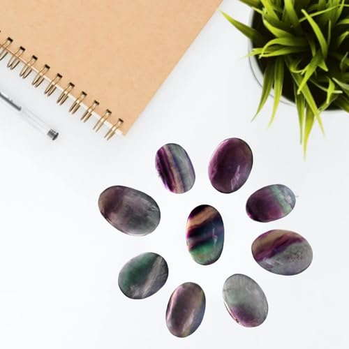Rainbow Fluorite Palm Stone - Image 5