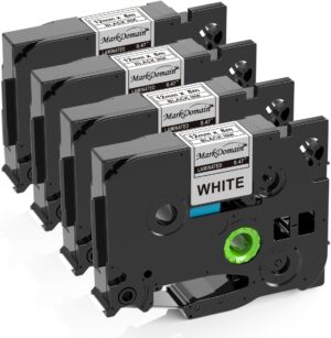 MarkDomain Label Maker Tape for Brother P-Touch