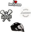 VXUS-Co. Lacrosse Jibbitz 4 Piece Set