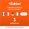 Babbel Language Learning Software: 14 Languages, 3 Months