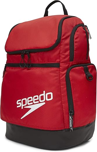 Speedo Large 35L Teamster Backpack, Red