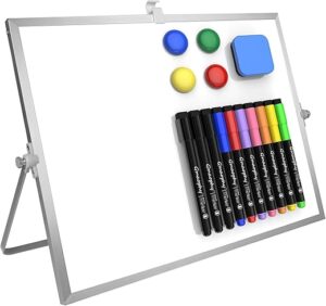 GMAOPHY Large Magnetic Desktop Whiteboard with Stand