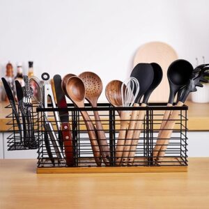 WDT Tool Large Matte Black Kitchen Utensil Holder