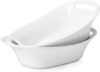 DOWAN Large Oval Serving Bowls with Handles