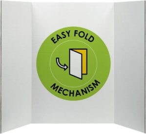 DESK TECH Large Tri-Fold 36″x48″ Presentation Board