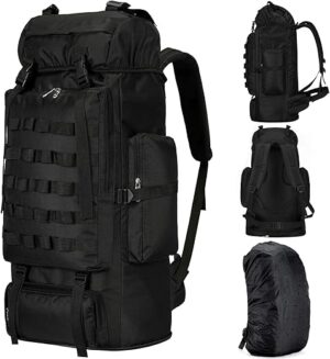 Unineovo Large Waterproof Tactical Hiking Backpack
