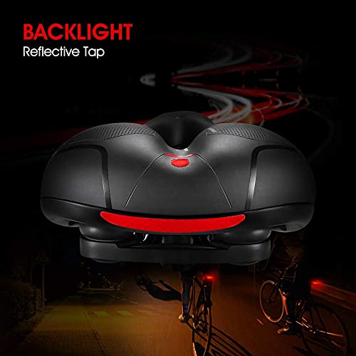 LCYMD Dual Shock Absorbing Wide Bike Seat - Image 5