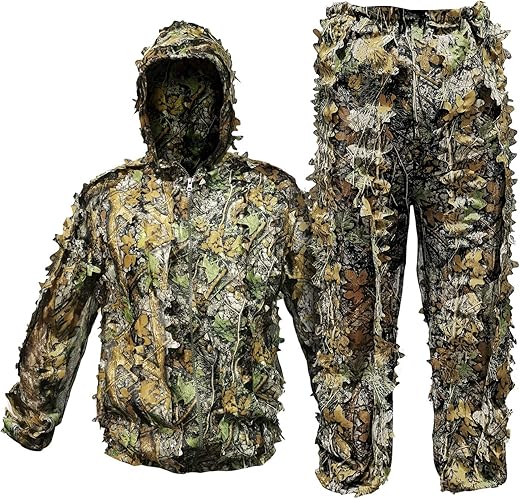 Runpon Leafy Ghillie Suit with Accessories