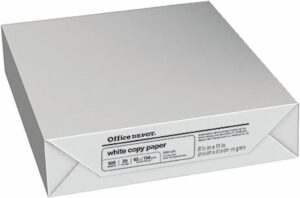 Office Depot Letter Size Bright White Printer Paper