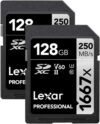 Lexar 128GB 2-Pack Professional SDXC Cards