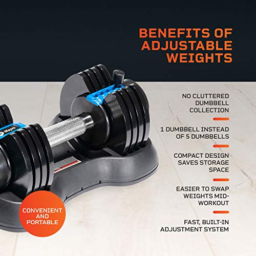 LifePro Adjustable Dumbbells, 15Lb-90Lb, Compact Home Gym - Image 2