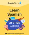 Rosetta Stone Lifetime Spanish Course | All Devices