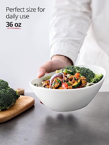 LIFVER 36 OZ Porcelain Serving Bowls Set - Image 3