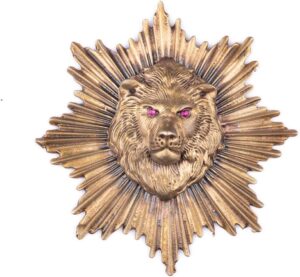 Vatslacreations Lion Power Brooch & Cufflinks