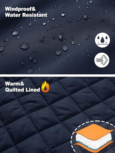 MAGCOMSEN Women's Winter Padded Bomber Jacket - Image 5
