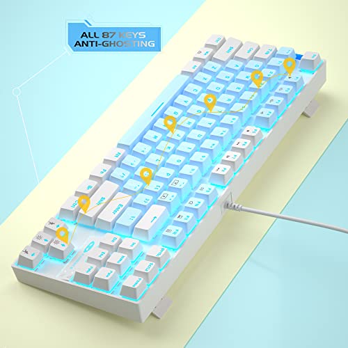 MageGee 75% Blue Switch Gaming Keyboard - Image 4