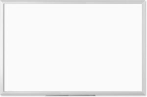 U Brands Magnetic Dry Erase Board, 35″x23″, Silver Frame