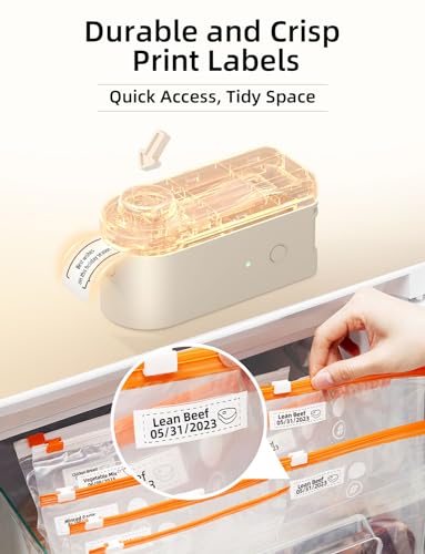 Makeid Portable Rechargeable Label Maker with Tape - Image 2