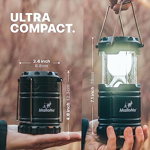 MalloMe Multicolor Camping Lanterns 4 Pack LED Rechargeable - Image 4