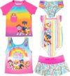 Paw Patrol Marshall Rubble Chase Swimsuit Set