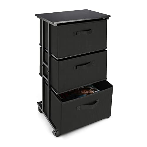 MAX Houser 3-Drawer Fabric Dresser Storage Unit - Image 4