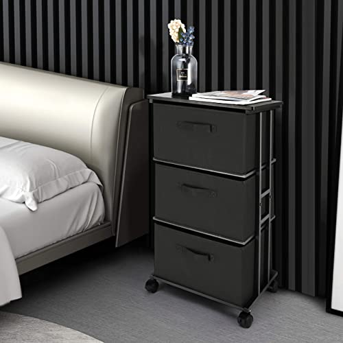 MAX Houser 3-Drawer Fabric Dresser Storage Unit - Image 2
