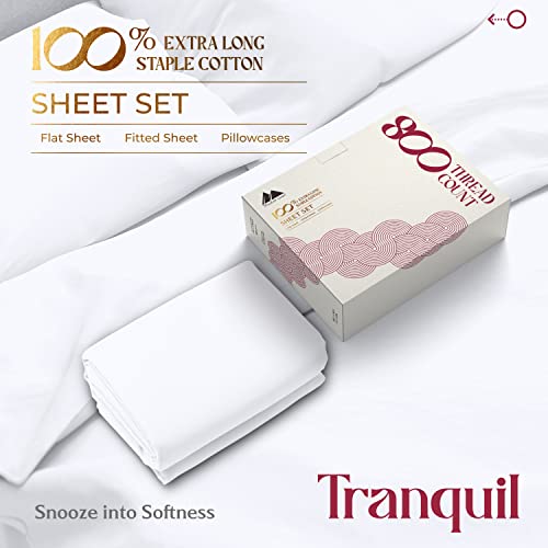Mayfair Linen 800 Thread Count Queen Cotton Sheet Set - Image 4