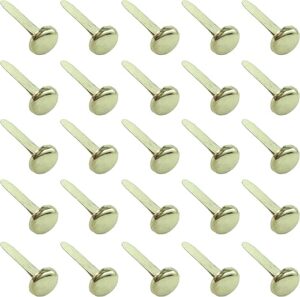 Clipco Medium Brass-Plated Paper Fasteners (100-Pack)