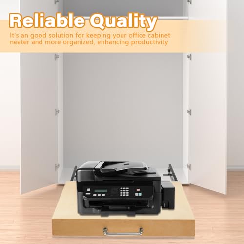 Memorywuu Wide Printer Pull-out Tray with Handle - Image 2