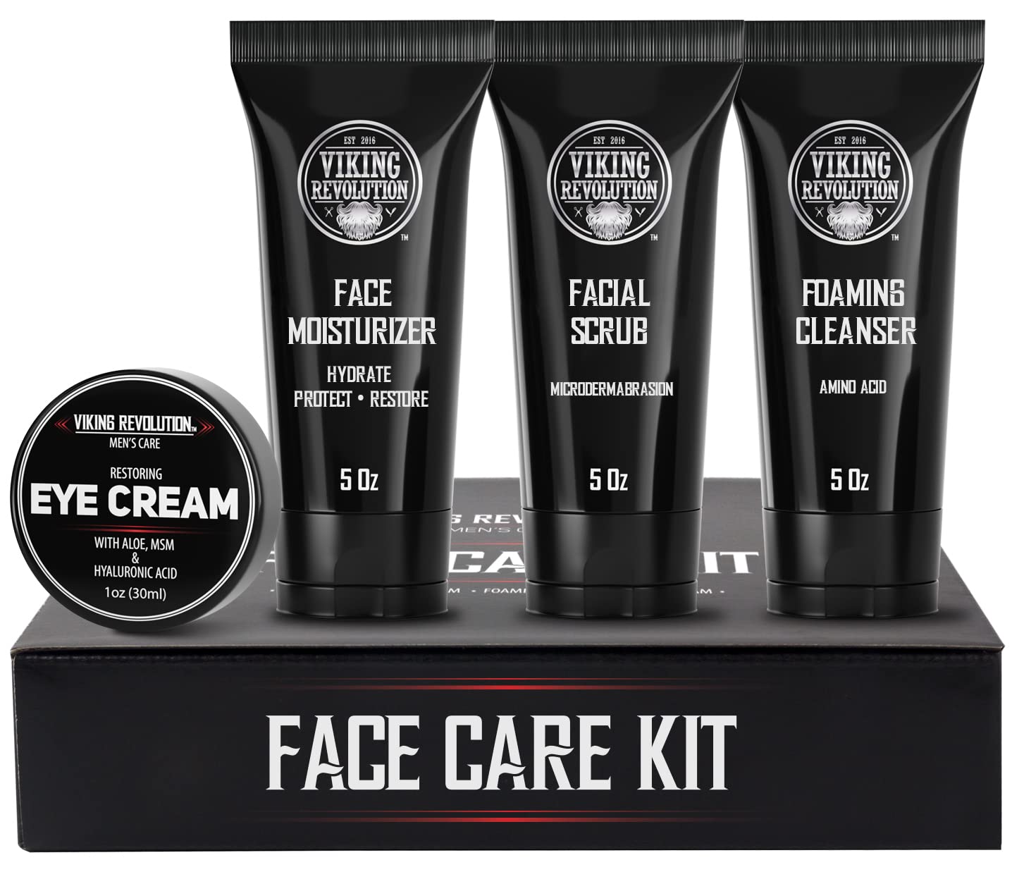 Viking Revolution Men’s Facial Skin Care Kit - 5oz