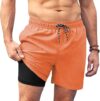 COOFANDY Compression Liner Swim Trunks