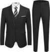 COOFANDY Men’s 3 Piece Slim Fit Tuxedo Set