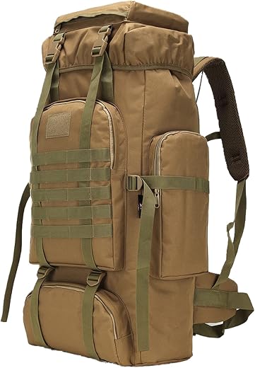 W WINTMING Men's 70L/100L Hiking Camping Backpack