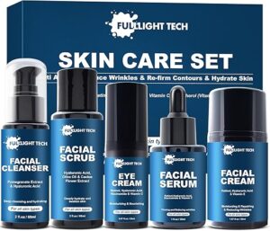 FULLLIGHT TECH Men’s Anti Aging Skin Care Kit