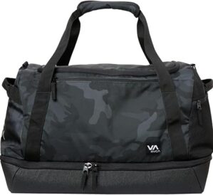 RVCA Men's Black Camo Gym Bag