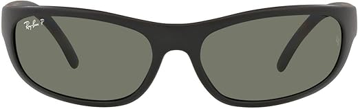 Ray-Ban Men's Black Frame Green Lens Sunglasses