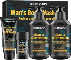 XIKEZAN Men’s Body Wash Gift Set