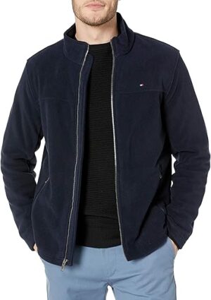 Tommy Hilfiger Men's Classic Zip Front Fleece Jacket